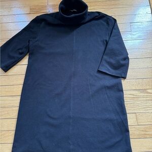 Zara Little Black Dress Knit Cotton